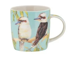 Katherine Castle Bird Talk Mug 370ML Kookaburras Gift Boxed