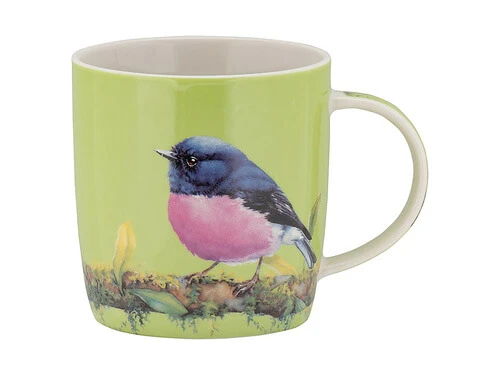 Katherine Castle Bird Talk Mug 370ML Pink Robins Gift Boxed 3 Katherine Castle Bird Talk Mug 370ML Pink Robins Gift Boxed