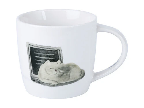 Marc Martin Feline Friends Mug 400ML Computer Cat Gift Boxed 3 Marc Martin Feline Friends Mug 400ML Computer Cat Gift Boxed