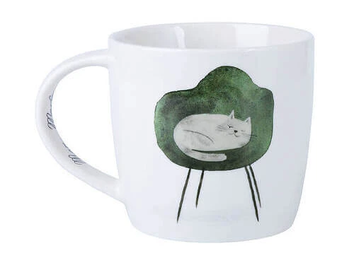 Marc Martin Feline Friends Mug 400ML One Eye Open Gift Boxed 4 Marc Martin Feline Friends Mug 400ML One Eye Open Gift Boxed - Image 2