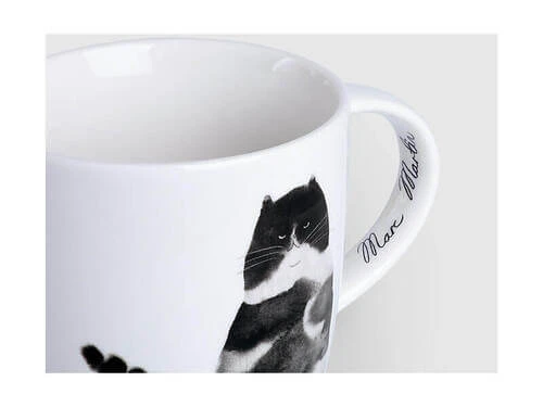 Marc Martin Feline Friends Mug 400ML Grumpy Cat Gift Boxed 4 Marc Martin Feline Friends Mug 400ML Grumpy Cat Gift Boxed - Image 2