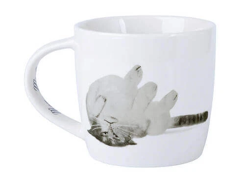 Marc Martin Feline Friends Mug 400ML Upside Down Cat Gift Boxed 4 Marc Martin Feline Friends Mug 400ML Upside Down Cat Gift Boxed - Image 2