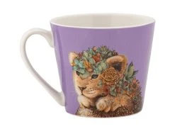 Marini Ferlazzo Wild Planet Mug 370ML Lion Gift Boxed 7 Marini Ferlazzo Wild Planet Mug 370ML Lion Gift Boxed -Maxwell & Williams Shop dx1281 side