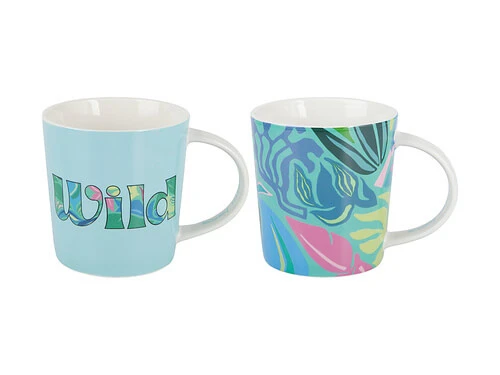 Kasey Rainbow Be Fierce Mug Set Of 2 380ML Wild Gift Boxed 3 Kasey Rainbow Be Fierce Mug Set Of 2 380ML Wild Gift Boxed