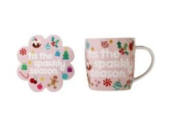 Kasey Rainbow Sparkly Season Mug 350ML & Coaster Set Pink Gift Boxed 7 Kasey Rainbow Sparkly Season Mug 350ML & Coaster Set Pink Gift Boxed -Maxwell & Williams Shop dx1298 set