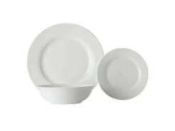 White Basics European Rim Dinner Set 18 Piece 6 White Basics European Rim Dinner Set 18 Piece -Maxwell & Williams Shop fx0145 1
