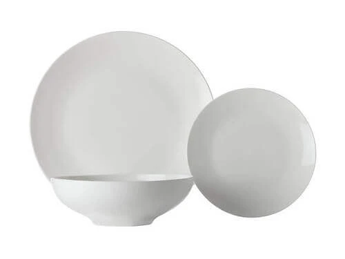 White Basics Tribeca Coupe Dinner Set 12 Piece 5 White Basics Tribeca Coupe Dinner Set 12 Piece - Image 3