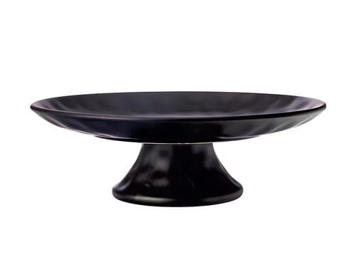 Gravity Footed Comport 30cm Black Gift Boxed 3 Gravity Footed Comport 30cm Black Gift Boxed