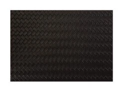 Table Accents Leather Look Placemat 43x30cm Black Plait