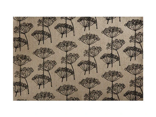 Table Accents Burlap Placemat 45x30cm Black 4 Table Accents Burlap Placemat 45x30cm Black - Image 2