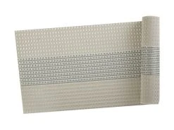 Table Accents Woven Lurex Runner 30x150cm Cream