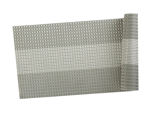 Table Accents Woven Lurex Runner 30x150cm Grey 3 Table Accents Woven Lurex Runner 30x150cm Grey