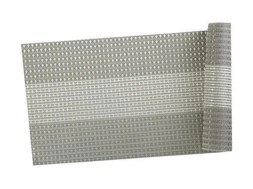 Table Accents Woven Lurex Runner 30x150cm Grey 4 Table Accents Woven Lurex Runner 30x150cm Grey - Image 2