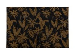 Table Accents Jungle Placemat 45x30cm Black W/Gld