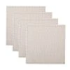 Table Accents Leather Look Alligator Coaster 10x10cm Set Of 4 White -Maxwell & Williams Shop gi0232