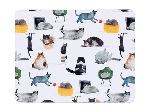 Marc Martin Feline Friends Cork Back Placemat 34x26.5cm Set Of 4 Gift Boxed 3 Marc Martin Feline Friends Cork Back Placemat 34x26.5cm Set Of 4 Gift Boxed