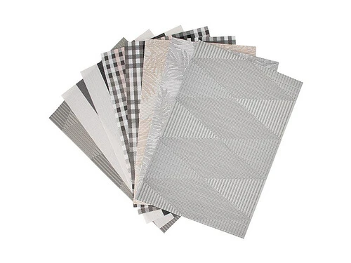 Table Accents Placemat 45x30cm Diamond Grey White 4 Table Accents Placemat 45x30cm Diamond Grey White - Image 2