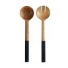 Mezze Salad Servers Mango Wood Enamel Finish 31cm Charcoal 2 Mezze Salad Servers Mango Wood Enamel Finish 31cm Charcoal -Maxwell & Williams Shop gx0409