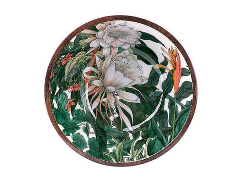 The Blck Pen Night Garden Serving Bowl Enamel Finish 34x11cm 4 The Blck Pen Night Garden Serving Bowl Enamel Finish 34x11cm - Image 2