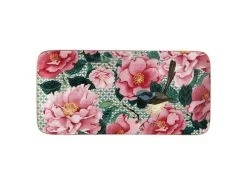 Teas & C's Silk Road Rectangle Platter 25x12cm Aqua Gift Boxed