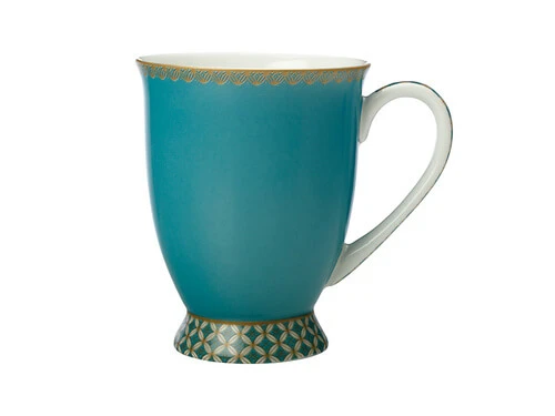 Teas & C's Classic Footed Mug 300ML Aqua Gift Boxed 3 Teas & C's Classic Footed Mug 300ML Aqua Gift Boxed