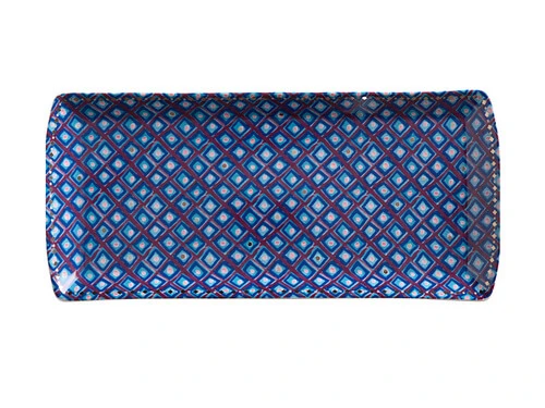 Teas & C's Zanzibar Rectangle Platter 25x12cm Gift Boxed 3 Teas & C's Zanzibar Rectangle Platter 25x12cm Gift Boxed