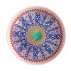 Teas & C's Zanzibar Coupe Plate 19.5cm Ikat Gift Boxed