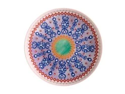 Teas & C's Zanzibar Coupe Plate 19.5cm Ikat Gift Boxed
