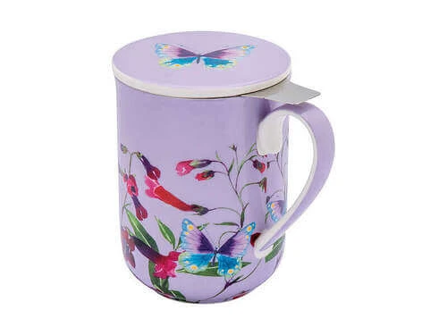 Gabby Malpas Posey Mug With Infuser 340ML Perennial Penstemons Gift Boxed 4 Gabby Malpas Posey Mug With Infuser 340ML Perennial Penstemons Gift Boxed - Image 2