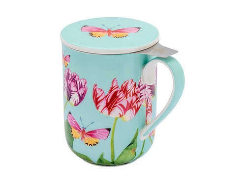 Gabby Malpas Posey Mug With Infuser 340ML Tulip Love Gift Boxed 4 Gabby Malpas Posey Mug With Infuser 340ML Tulip Love Gift Boxed - Image 2