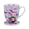 Gabby Malpas Posey Mug & Coaster Set Perennial Penstemons Gift Boxed -Maxwell & Williams Shop hv0327