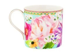 Teas & C's Dahlia Daze Mug 430ML Sky Gift Boxed 7 Teas & C's Dahlia Daze Mug 430ML Sky Gift Boxed -Maxwell & Williams Shop hv0337 side
