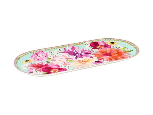 Teas & C's Dahlia Daze Platter 33x15cm Sky Gift Boxed 4 Teas & C's Dahlia Daze Platter 33x15cm Sky Gift Boxed - Image 2