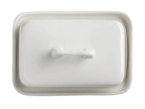 Epicurious Butter Dish White Gift Boxed 5 Epicurious Butter Dish White Gift Boxed - Image 3