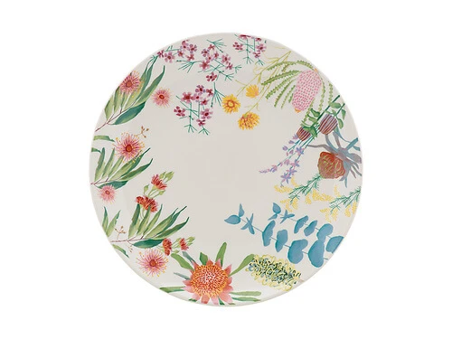 Royal Botanic Gardens Native Blooms Coupe Entree Plate 23cm 3 Royal Botanic Gardens Native Blooms Coupe Entree Plate 23cm