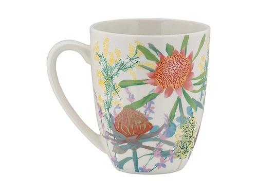 Royal Botanic Gardens Native Blooms Coupe Mug 420ML 4 Royal Botanic Gardens Native Blooms Coupe Mug 420ML - Image 2