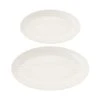 Radiance Serving Platter Set Of 2 White Gift Boxed -Maxwell & Williams Shop ik0203