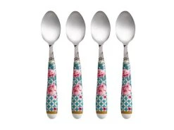 Maxwell & Williams Shop 20 Teas & C's Silk Road Teaspoon Set Of 4 Aqua Gift Boxed