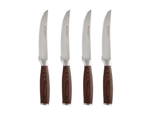 Stanton Steak Knife Set 4pc Wood Gift Boxed 3 Stanton Steak Knife Set 4pc Wood Gift Boxed