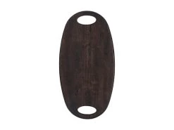 Graze Oval Serving Board Black 48x25x2cm