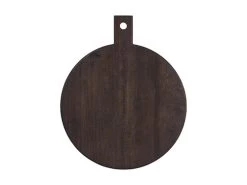 Graze Round Serving Paddle Black 45x37x2cm
