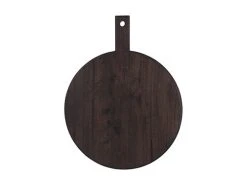 Graze Round Serving Paddle Black 58x45x2cm