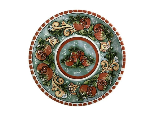 Ceramica Salerno Round Platter 31cm Pomegranates 3 Ceramica Salerno Round Platter 31cm Pomegranates