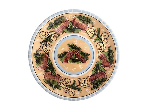 Ceramica Salerno Round Platter 31cm Apples 3 Ceramica Salerno Round Platter 31cm Apples