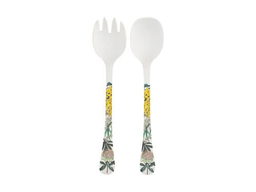 The Blck Pen Golden Summer Bamboo Salad Servers 23.5cm 3 The Blck Pen Golden Summer Bamboo Salad Servers 23.5cm