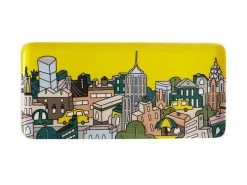Megan McKean Cities Rectangular Plate 25x12cm New York Gift Boxed 7 Megan McKean Cities Rectangular Plate 25x12cm New York Gift Boxed -Maxwell & Williams Shop kl0042 2
