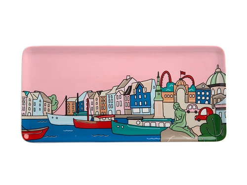 Megan McKean Cities Rectangle Plate 25x12cm Copenhagen Gift Boxed 3 Megan McKean Cities Rectangle Plate 25x12cm Copenhagen Gift Boxed