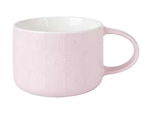 Crest Jumbo Mug 500ML Pink 3 Crest Jumbo Mug 500ML Pink