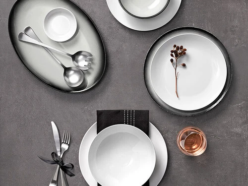 Caviar Granite Oval Plate 25x16cm 4 Caviar Granite Oval Plate 25x16cm - Image 2