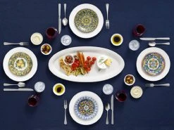 Ceramica Castellana Grande Tavola Oval Platter 53cm -Maxwell & Williams Shop maxwell williams ceramica castellana ceramica salerno table setting 1